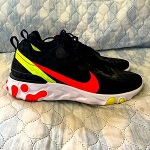 Nike React Mens Shoes Size 13 Black/Yellow/Red